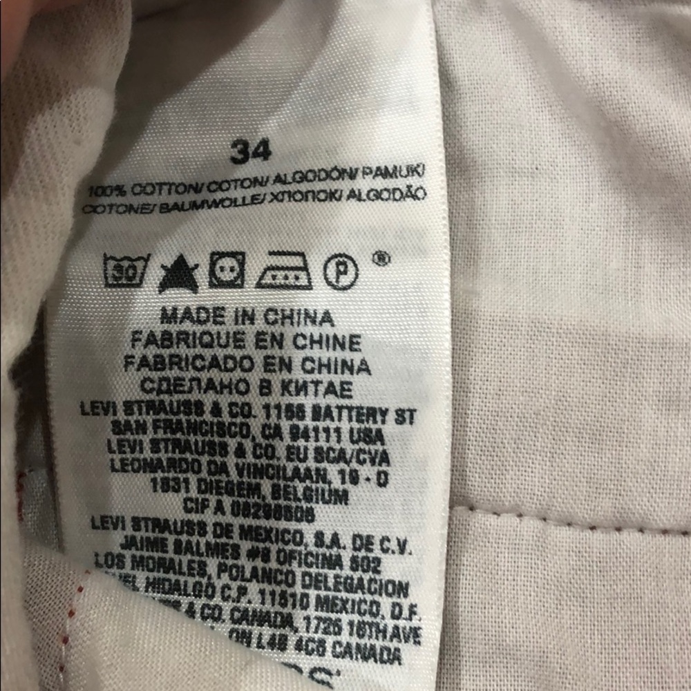 🚢EUC Dockers Men’s Shorts Size 34 Burgundy - Picture 4 of 6